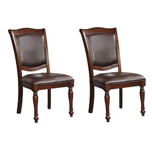 Sylvana in Brown Cherry Side Chair