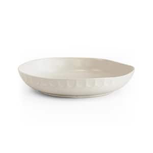 64 oz Cream Stoneware serving bowl