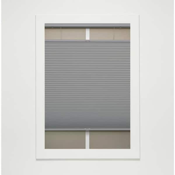 Perfect Lift Window Treatment Anchor Gray Cordless Top-Down Bottom-Up Blackout Polyester Cellular Shades - 60 in. W x 42 in. L