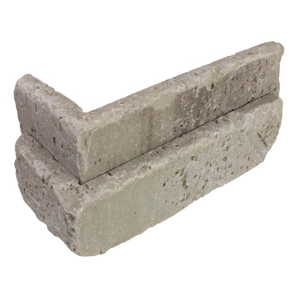 7.625 in. x 3.625 in. x 2.25 in. x 0.5 in. Olympus Thin Brick Corners (Box of 25-Bricks)