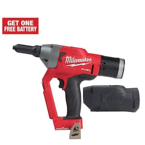 M18 FUEL ONE-KEY 18-Volt Lithium-Ion Cordless Rivet Tool with Protective Boot
