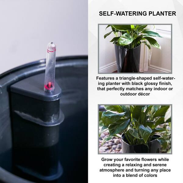 Ella Tall Planters, Self-Watering