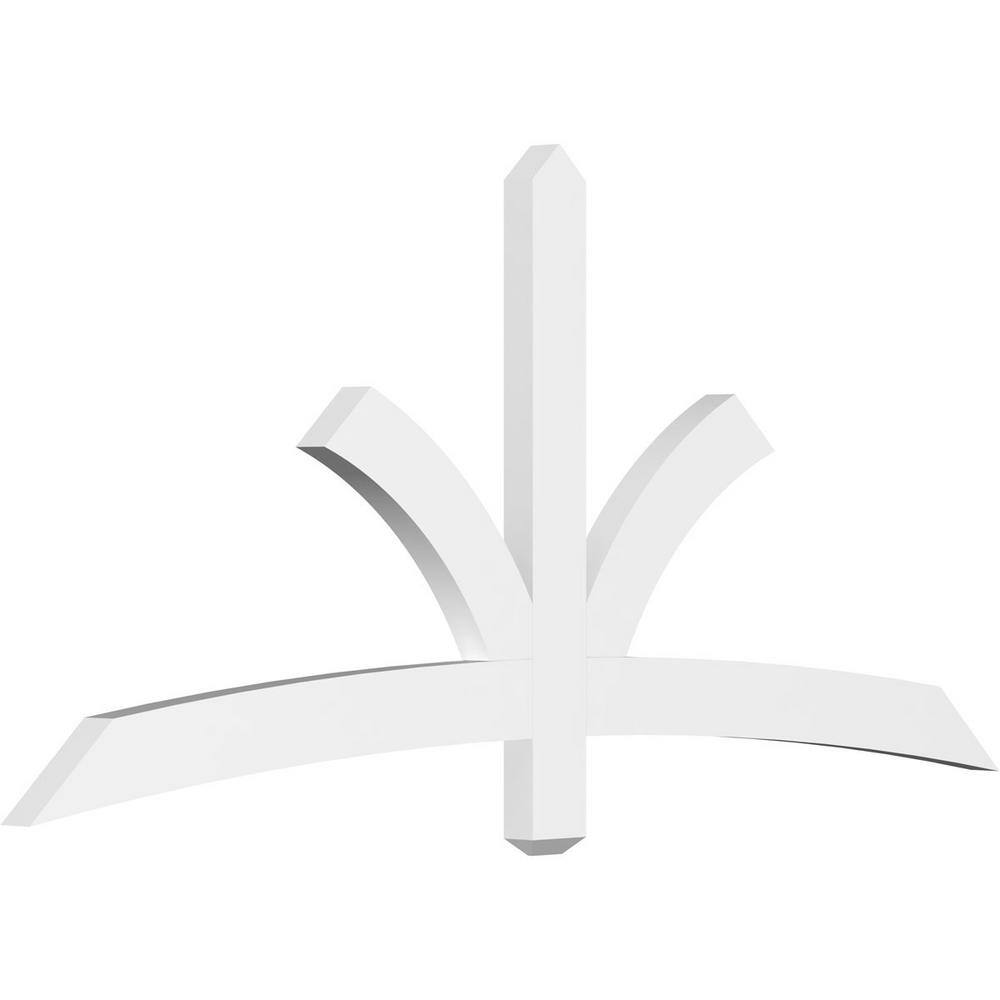 72 in. W x 33 in. H x 2 in. D x 4 in. F, 11/12 Pitch, Davenport Signature Urethane Gable Bracket, Primed Tan price history on PriceWatchPro
