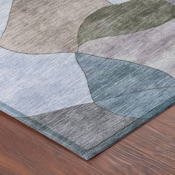 Chantille Machine Washable Indoor/Outdoor Abstract ACN2814 Brown 10 ft. x 14 ft. Area Rug