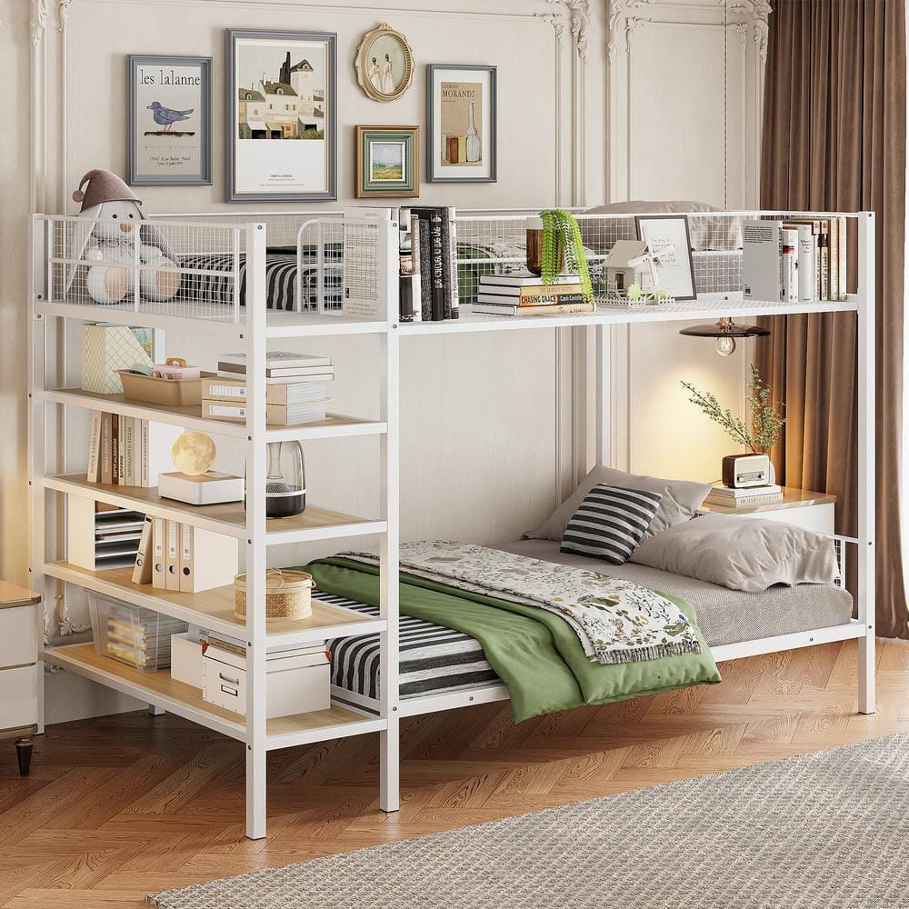 CPブランケット　bright brightwin 2gether Amazon.com: Harper & Bright Designs Twin Over Full Bunk Bed