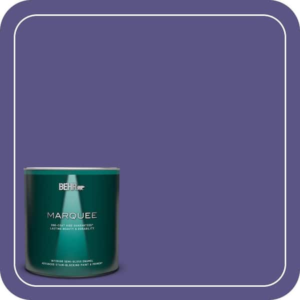 BEHR MARQUEE 1 qt. #PPU16-01 Aurora Splendor Semi-Gloss Enamel Interior Paint & Primer