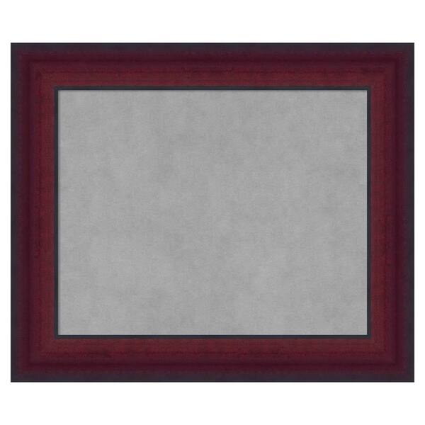 Amanti Art Canterbury Cherry 25 in. x 21 in. Framed Magnetic Board