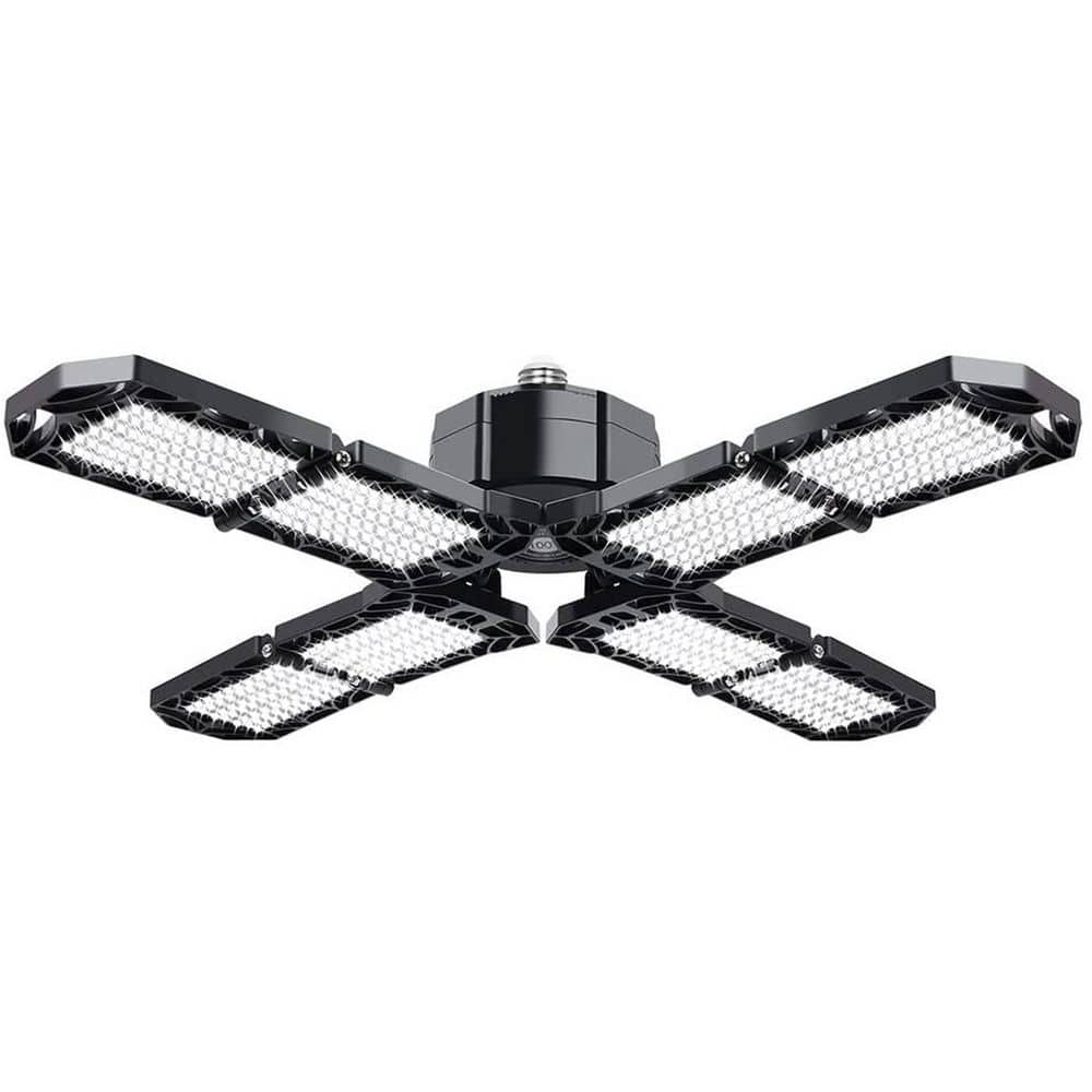 Lukyamzn 2-Pack 20000-Lumens LED Garage Ceiling Light Deformable