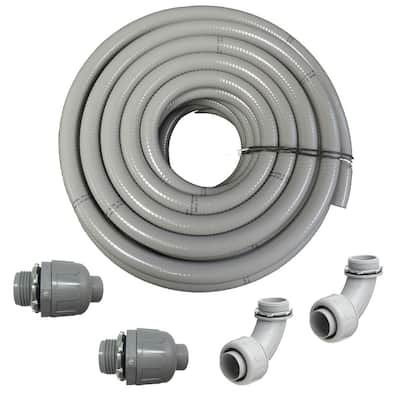 AFC Cable Systems 3/4 x 25 ft. Flexible Steel Conduit 5503-22-AFC - The  Home Depot