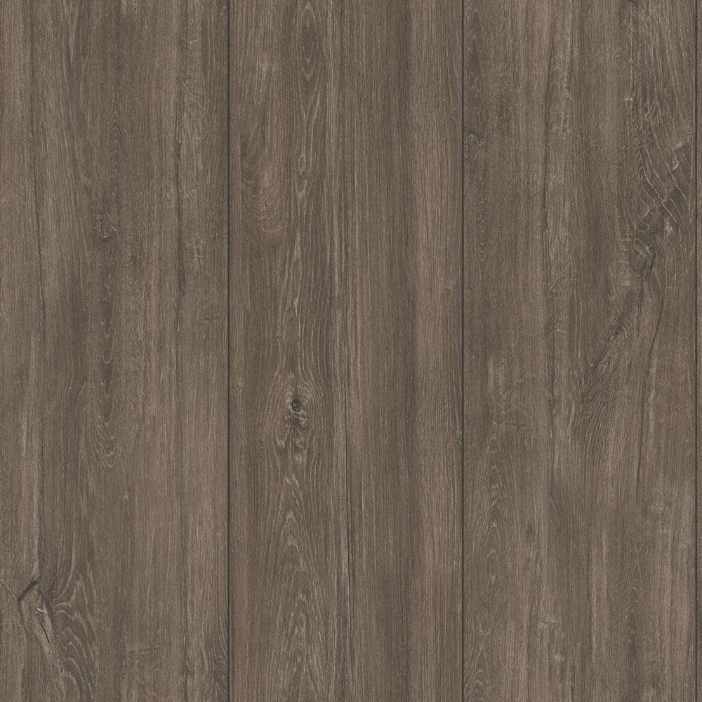 Tempaper Wide Plank Weathered Ebony Peel and Stick Wallpaper, 20.5" x 16.5'