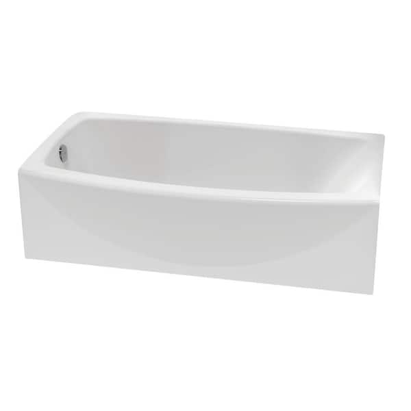 Ovation 60 in. Standard Fit Right Drain Bathtub Kit with Sliding Tub/Shower Door and Tub/Shower Wall in Artic White Ovation 60 in. Standard Fit Right Drain Bathtub Kit with Sliding Tub/Shower Door and Tub/Shower Wall in Artic White