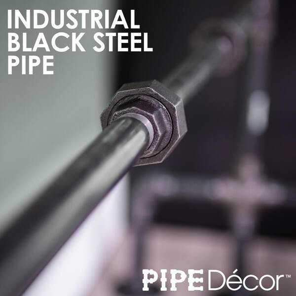 3/4 in. Black Steel Pipe 3.75 ft. L x 31 in. H 3/4 in. Black Steel Pipe 3.75 ft. L x 31 in. H