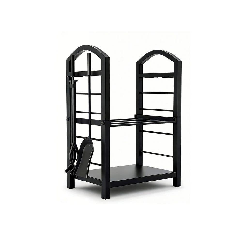 Forestry Rack 16 in. Heavy Duty Outdoor Firewood Rack with Tools 5-Piece HP1MR0DFOI ...
