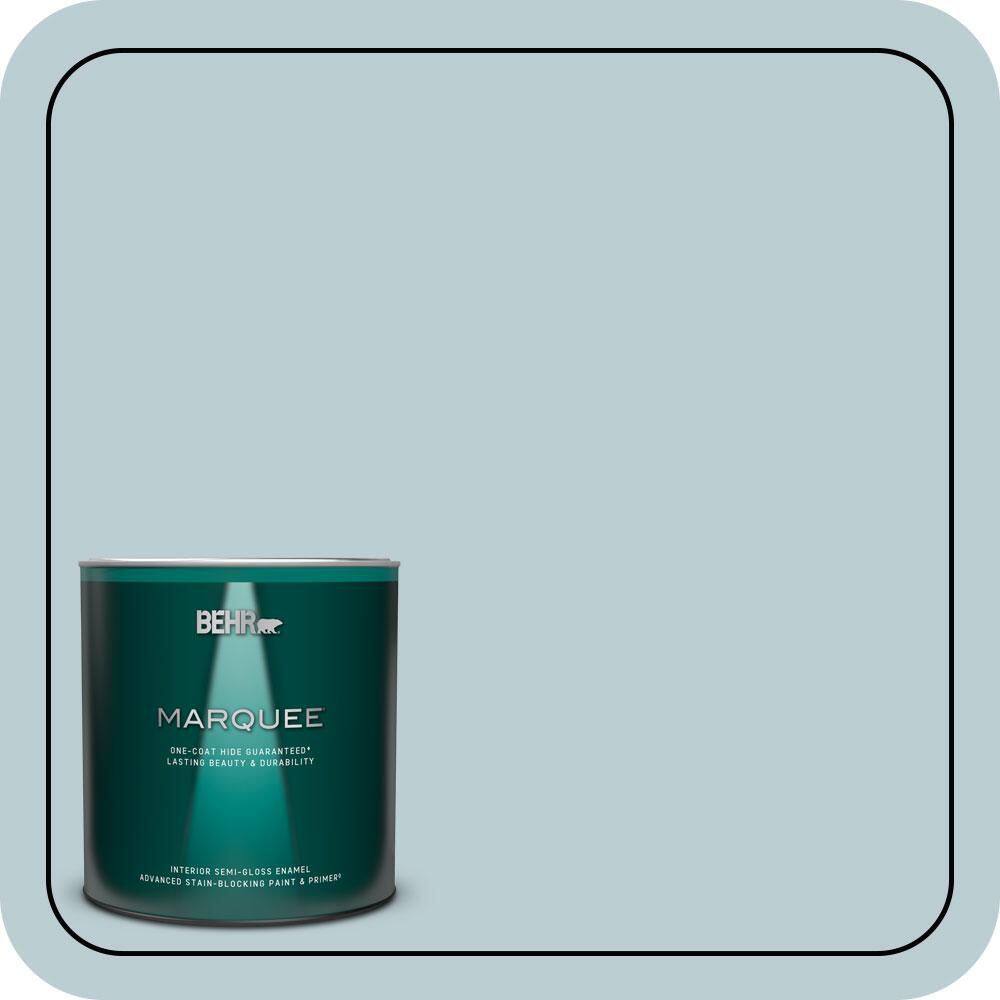 1 qt. #540E-2 Cloudy Day Semi-Gloss Enamel Interior Paint & Primer price history on PriceWatchPro