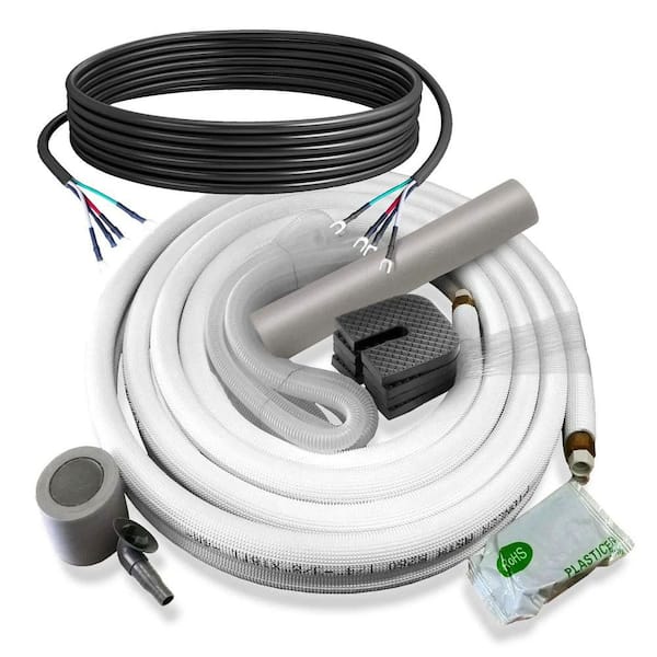 Copper Piping Kit for Mini Split Installation 1/4 in. - 5/8 in., 16 ft.