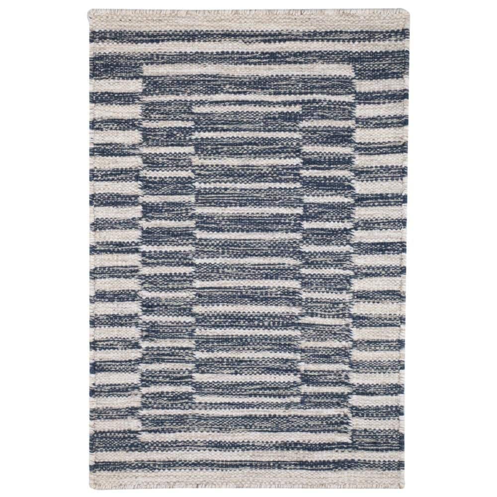 Heights Handwoven Wool Denim 9 ft. x 12 ft. Indoor Area Rug price history on PriceWatchPro