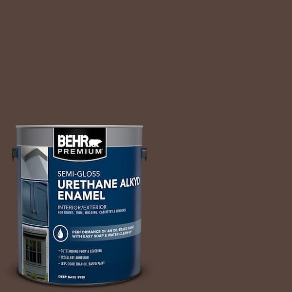 1 gal. #BXC-78 Cordovan Leather Urethane Alkyd Semi-Gloss Enamel Interior/Exterior Paint