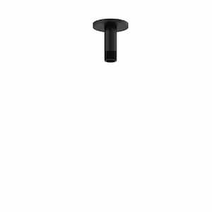 Ceiling Mount Shower Arm, Black