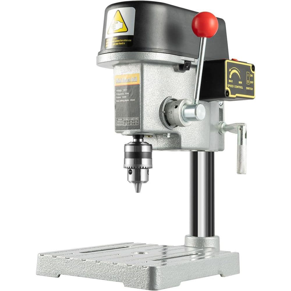 Mini Drill Press 340W Cast Iron Steel Benchtop 3-Speed Adjustable for Metal Wood Jewelry DIY Crafts Cable Railing System price history on PriceWatchPro