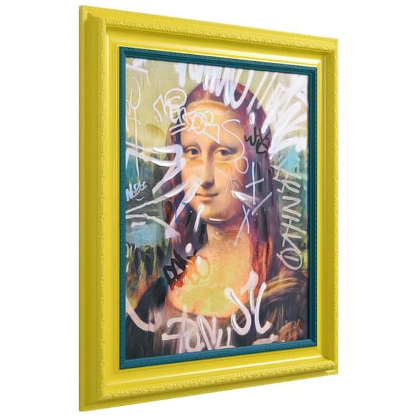 Empire Art Direct Mona Lisa Chromatic Hand Painted Embellished