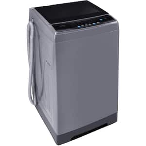 1.6 cu.ft. Compact Portable Top Load Washer in Gray