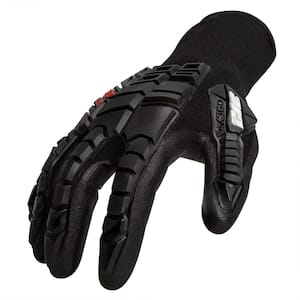AX360 Seamless Impact Lite XX-Large Black Work Gloves