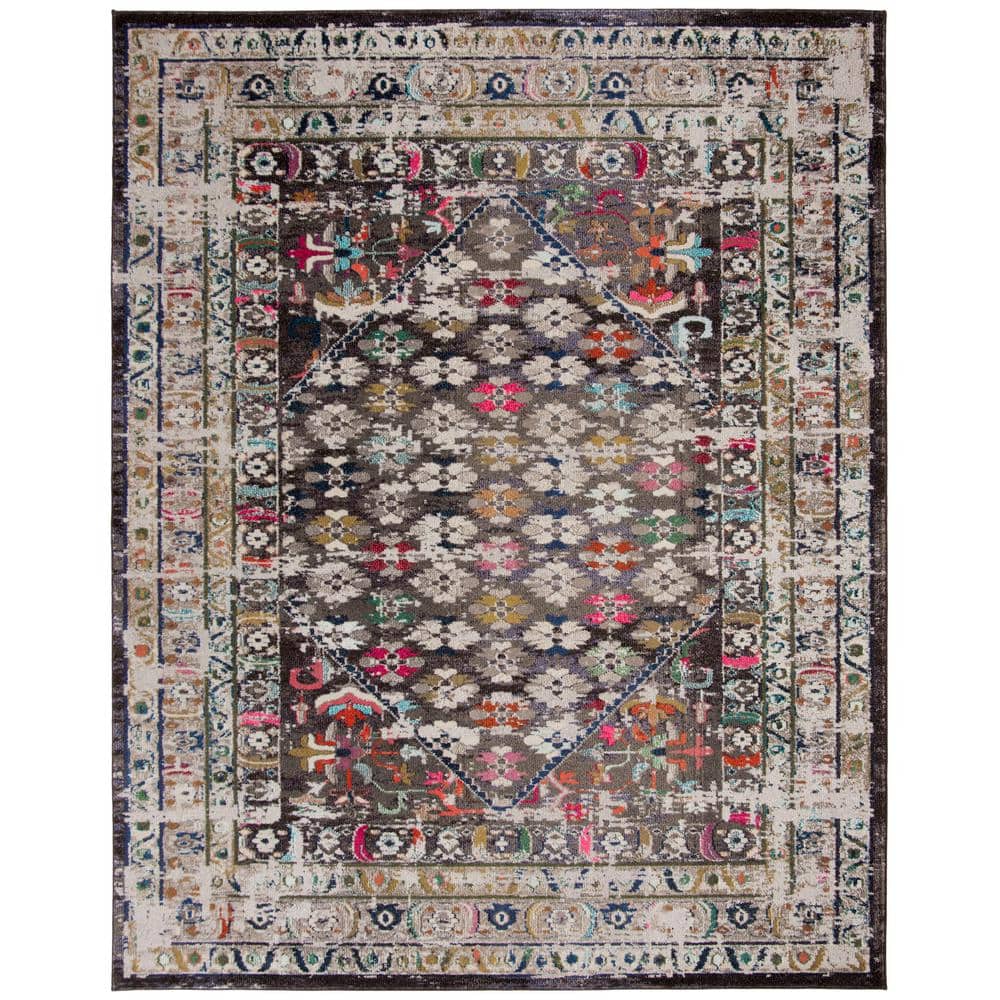 Monaco Brown/Gray 8 ft. x 10 ft. Border Area Rug price history on PriceWatchPro