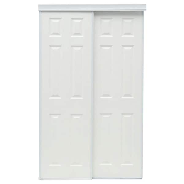 White Composite Interior Sliding Door, Sliding Closet Door Pulls Home Depot