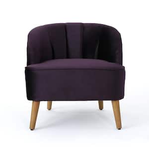 Amaia Blackberry Upholstered Club Chair