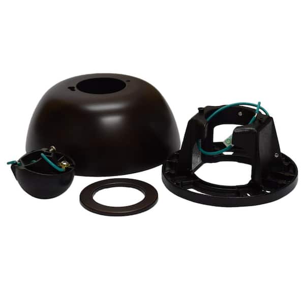 FANIMATION Dark Bronze 1 in. Sloped Ceiling Kit - Wet Rated