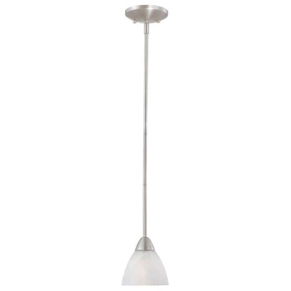 Thomas Lighting Tia 1-Light Matte Nickel Pendant