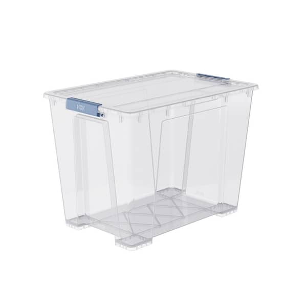 68-Qt. Clear Latching Vista Stack Storage Tote