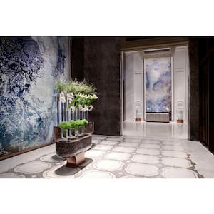 Artifacts 80-7/8 in. H Sliding Shower Door with 3/8 in. Thick Glass