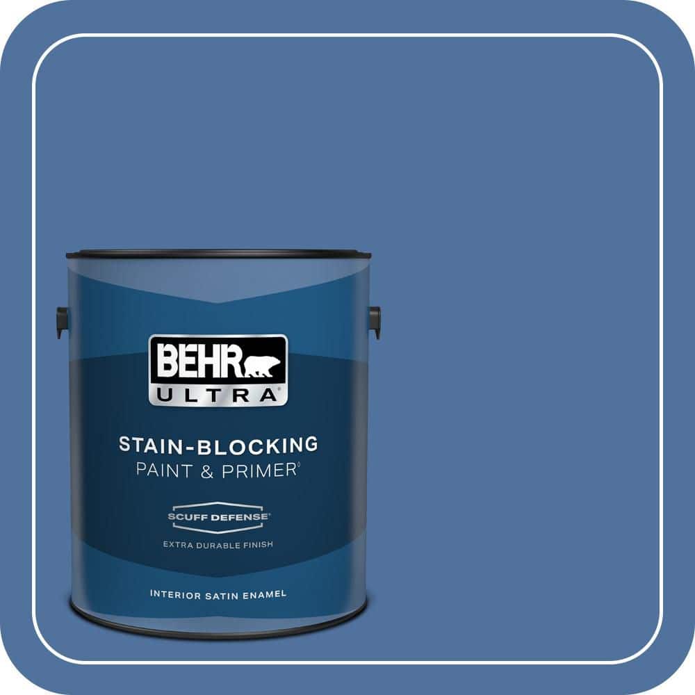 1 gal. #PMD-23 Cobalt Flame Extra Durable Satin Enamel Interior Paint & Primer price history on PriceWatchPro