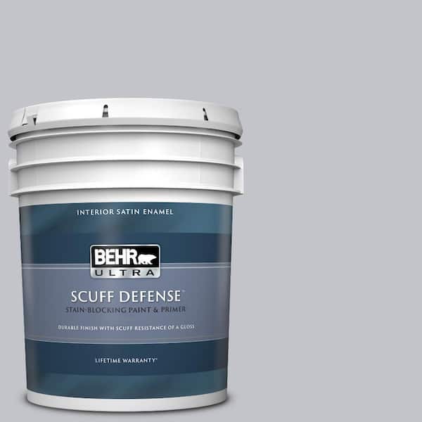 BEHR ULTRA 5 gal. #N540-2 Glitter color Extra Durable Satin Enamel Interior Paint & Primer