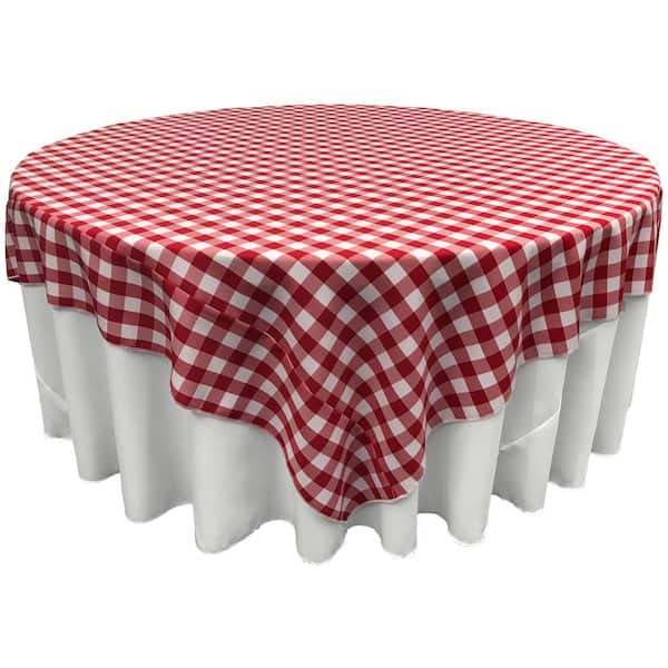 red square tablecloth