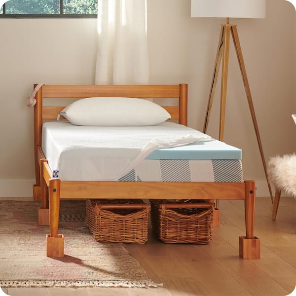 Sealy Dreamlife 2 in. Queen Gel Memory Foam Cooling Cover Mattress Topper