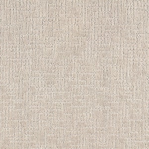Brasswick  - Pearl - Beige 24 oz. Polyester Pattern Installed Carpet