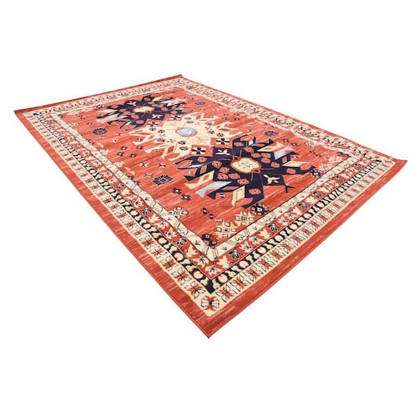 Taftan Oasis Terracotta 7' 0 x 10' 0 Area Rug