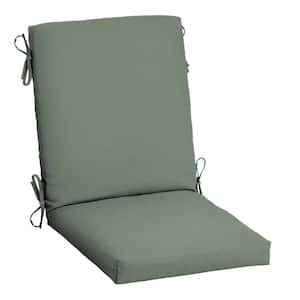 earthFIBER Outdoor Dining Chair Cushion 20 x 20, Sage Green Texture