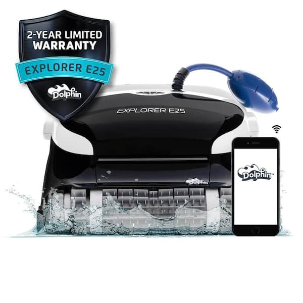 E25 Wi-Fi Automatic Robotic Pool Vacuum Ideal for Inground Pools up to 50 FT