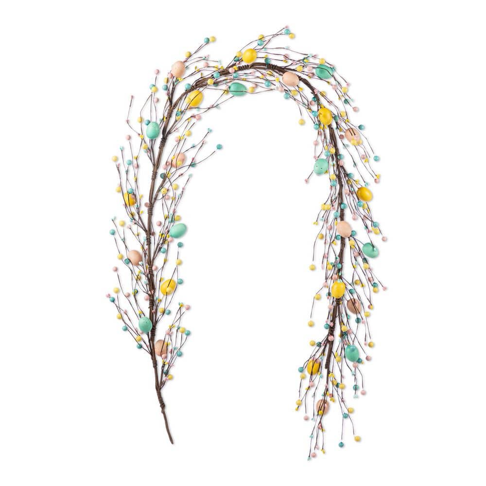 4 in. H Easter Egg and Berries Garland