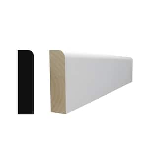 RMC 887 3/8 in. D x 1-1/4 in. W x 85 in. L Primed Finger-Joined Pine Doorstop Molding 1-Pieces 7 Ft. Total