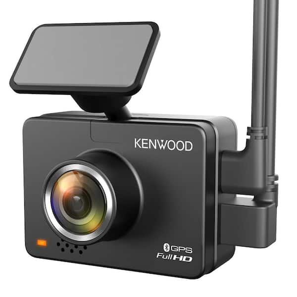 Front 1080p Compact Dash Cam with 2-In. Display and Built-in GPS for 12-/24-Volt Systems