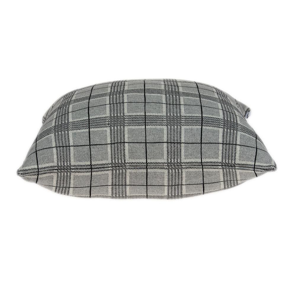 Qincy Grey Throw Pillow