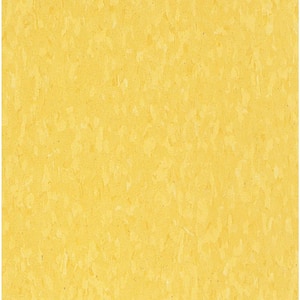Imperial Texture VCT 12 in. x 12 in. Lemon Yellow Standard Excelon Commercial Vinyl Tile (45 sq. ft. / case)