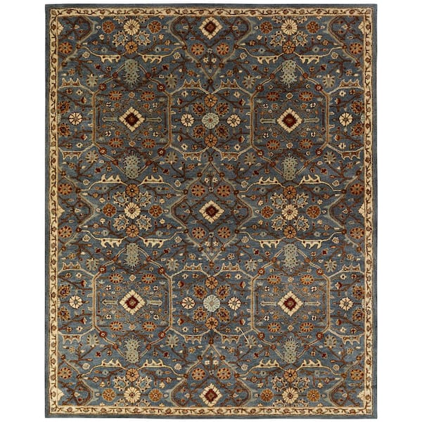 KALATY Slate Blue 2 ft. x 3 ft. Area Rug