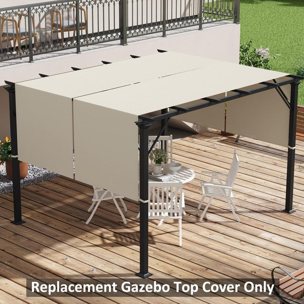 Outsunny UV Protection Beige Polyester Pergola Shade Cover for 10 x 11.8ft Pergola