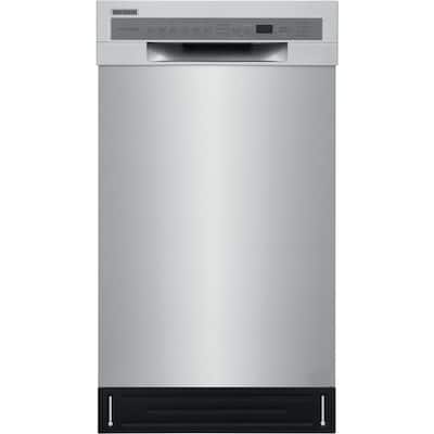18 in. Stainless Steel Front Control Built-In Tall Tub Dishwasher with Stainless Steel Tub, ENERGY STAR, 52 dBA