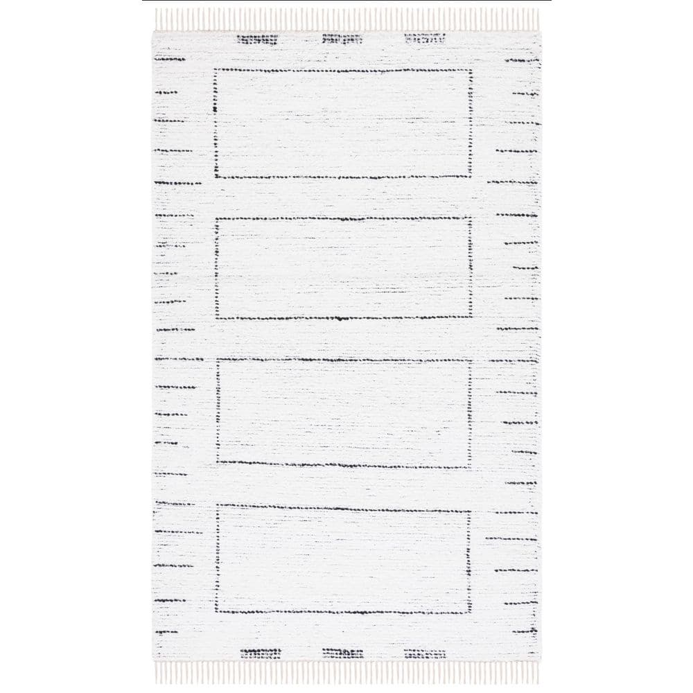 Casablanca 4 ft. x 6 ft. Ivory/Black Country Rectangle Area Rug price history on PriceWatchPro